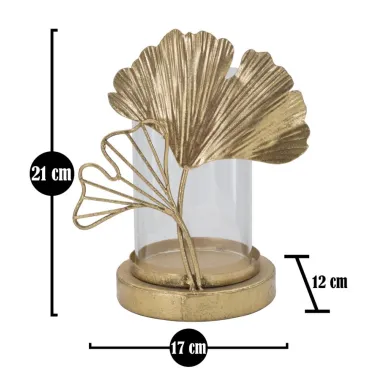 P/CAND LEAF 17 12 21 cm MIN 2